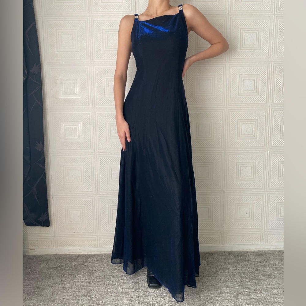Vintage 90s Elegant Cache long shimmery gown